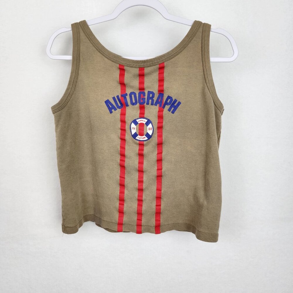 Autograph American Clothing Tank Top Size S Green